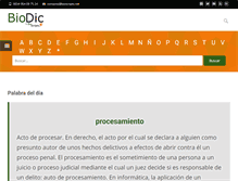 Tablet Screenshot of biodic.net
